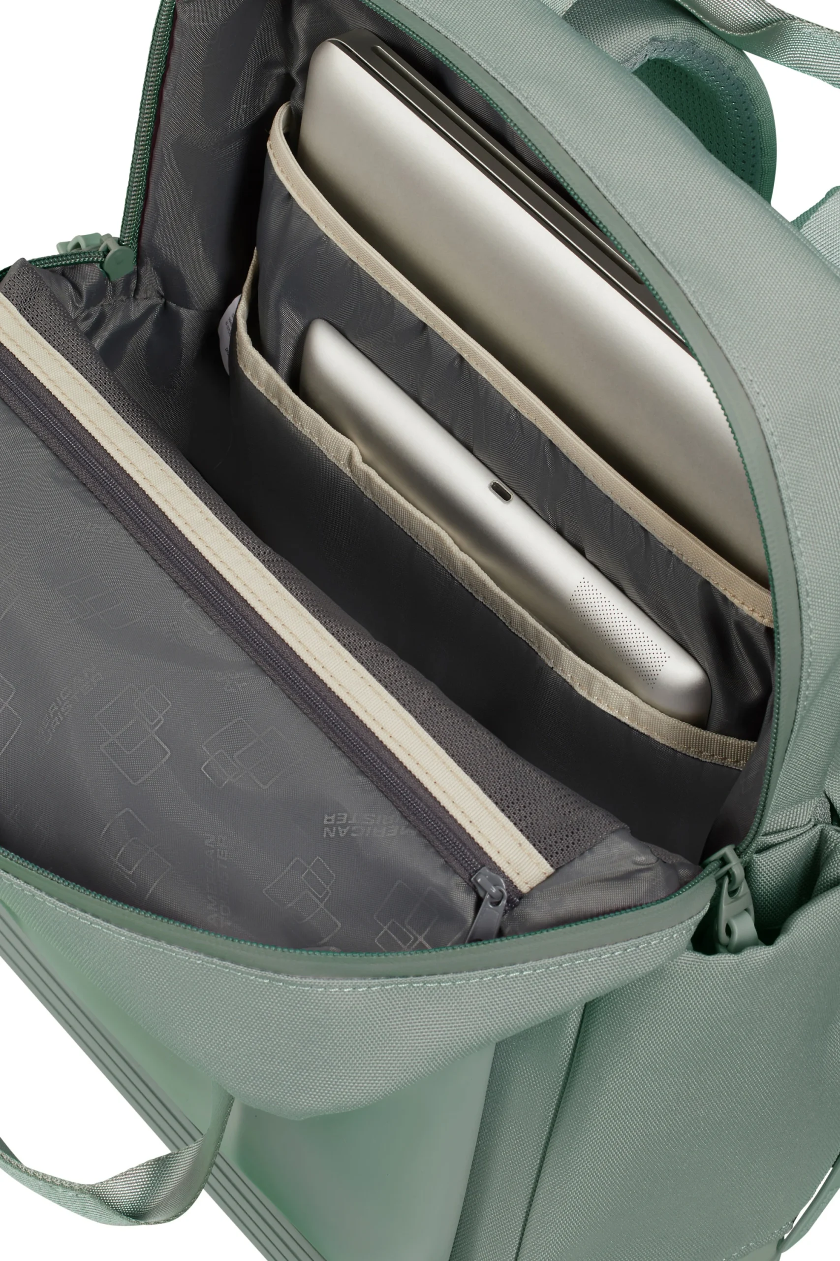 Saleys Travel Bags American Tourister Soulpack Business Backpack 15' - Green - Image 3