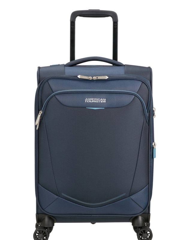 American Tourister SummerRide Exp Spinner 55cm (L-35cm) - Navy