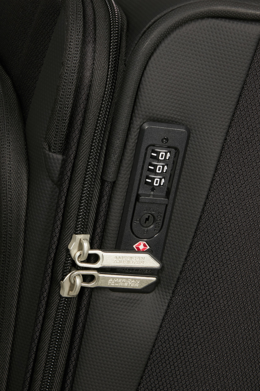 Saleys Travel Bags American Tourister Wanderlite Upright 55cm - Black - Image 5