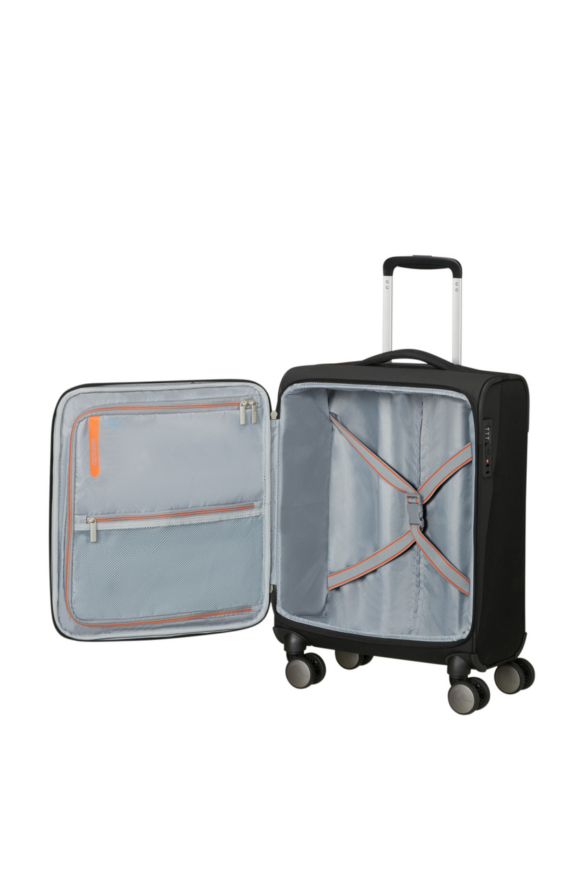 Saleys Travel Bags American Tourister Wanderlite Spinner 55cm - Black - Image 9