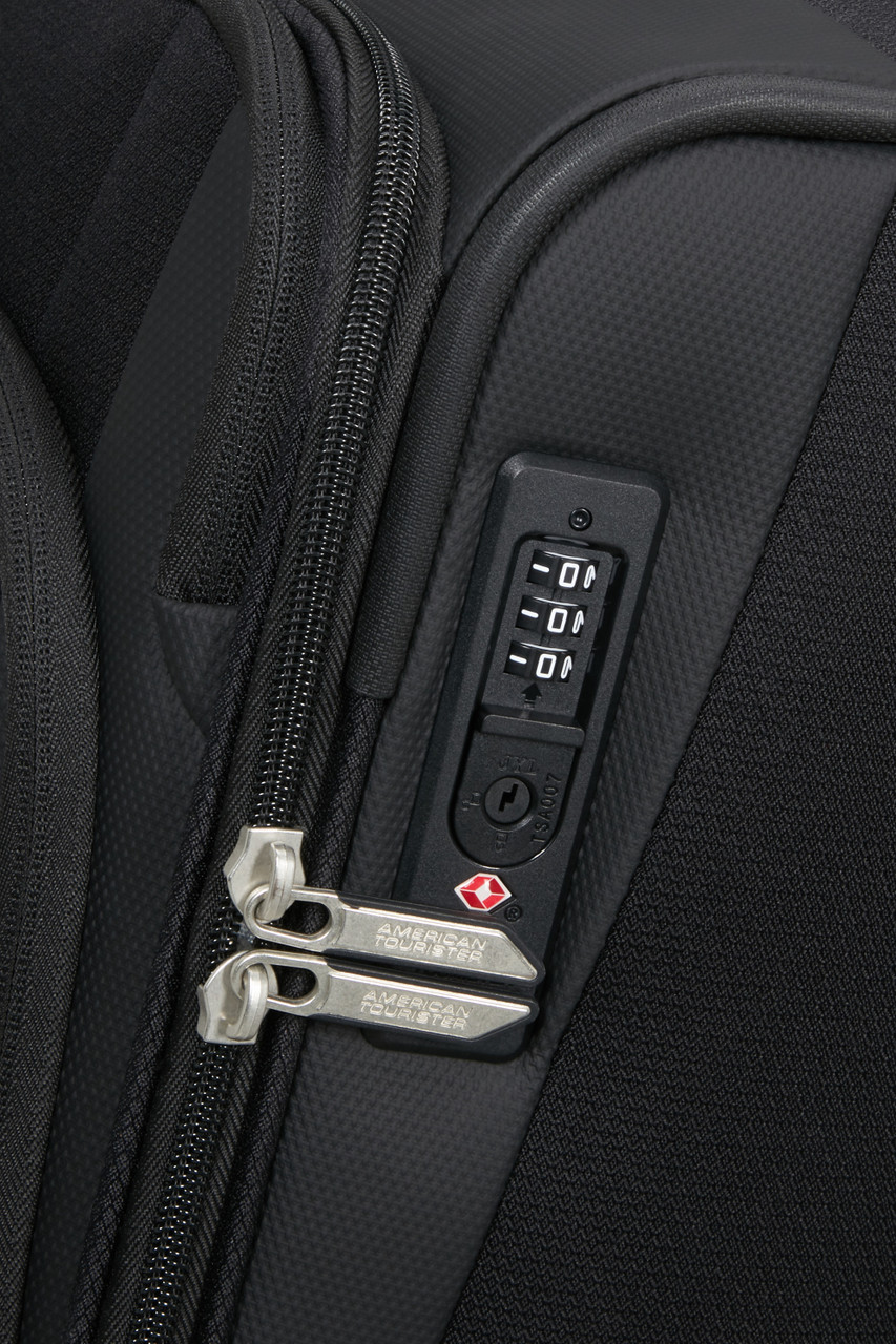 Saleys Travel Bags American Tourister Wanderlite Spinner 55cm - Black - Image 5