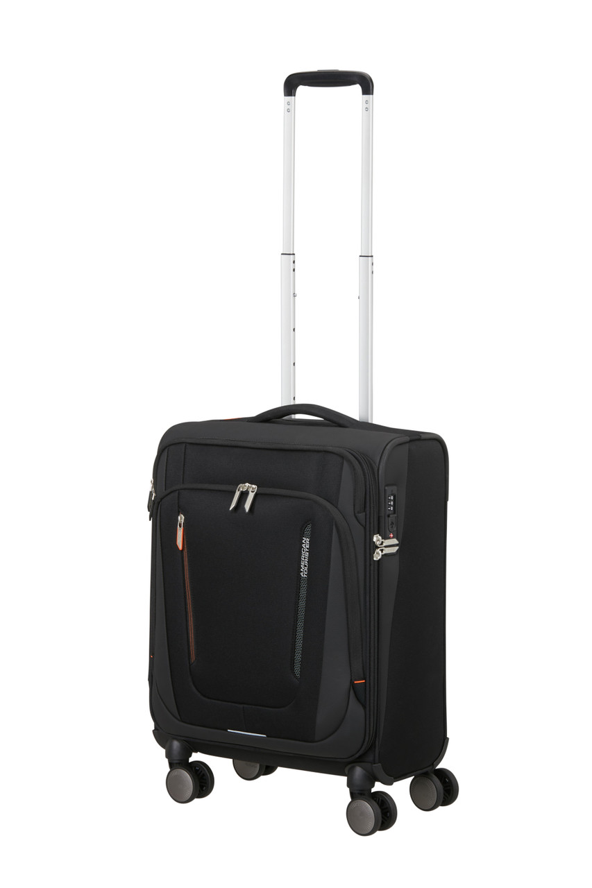 Saleys Travel Bags American Tourister Wanderlite Spinner 55cm - Black - Image 2