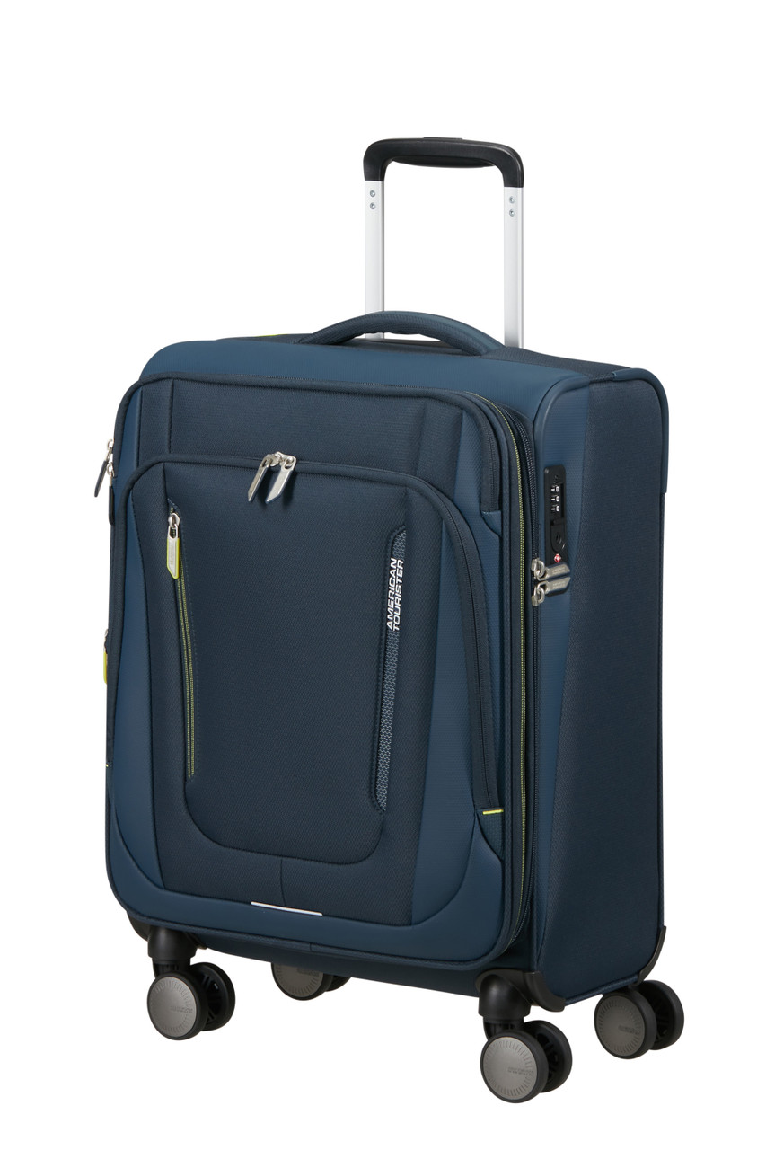 Saleys Travel Bags American Tourister Wanderlite Exp Spinner 55cm - Navy - Image 5