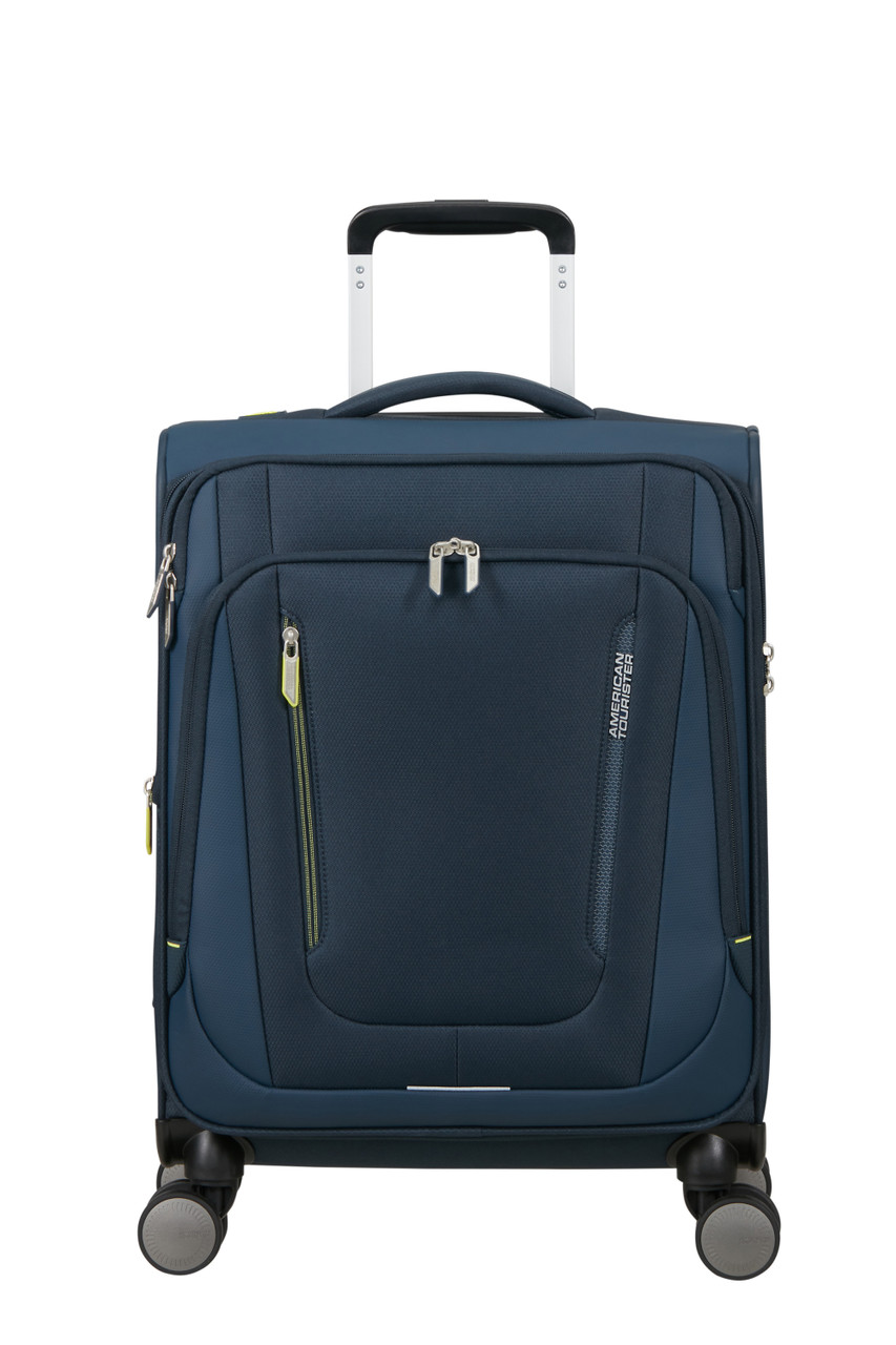 Saleys Travel Bags American Tourister Wanderlite Exp Spinner 55cm - Navy