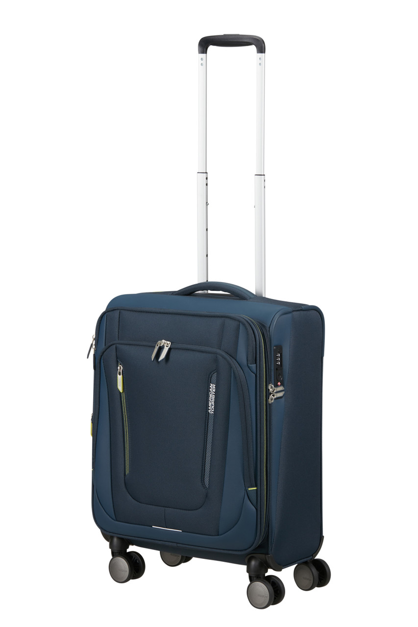 Saleys Travel Bags American Tourister Wanderlite Exp Spinner 55cm - Navy - Image 9