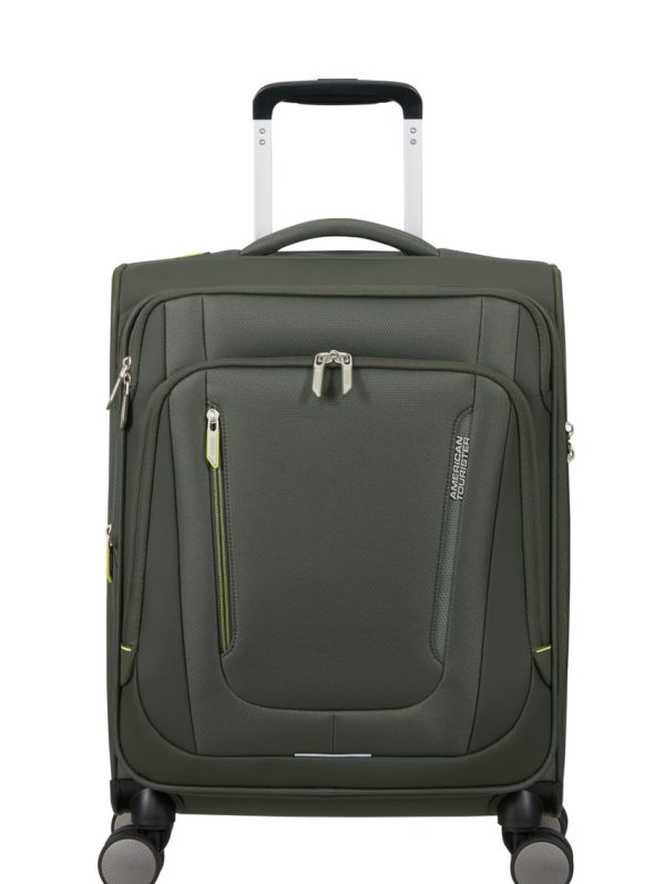 American Tourister Wanderlite Exp Spinner 55cm - Khaki