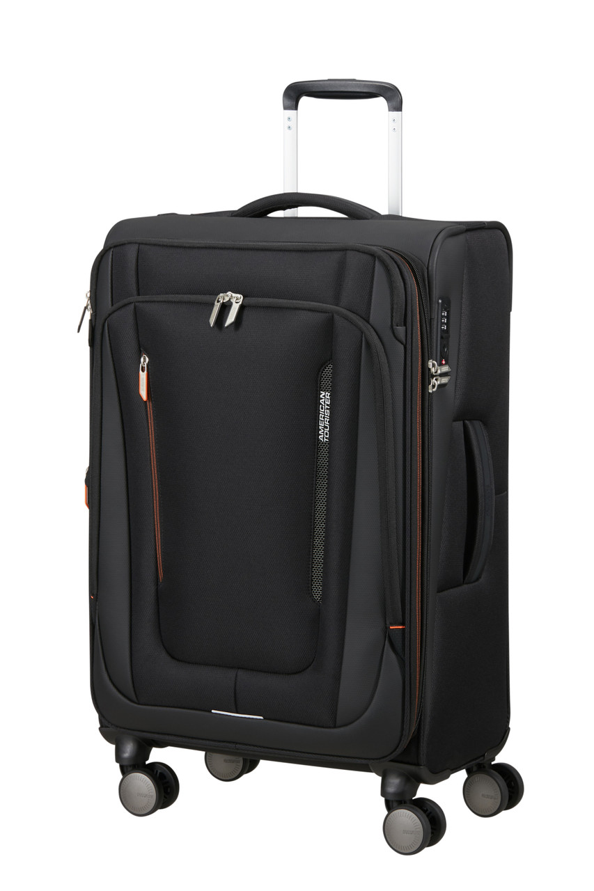Saleys Travel Bags American Tourister Wanderlite Exp Spinner 68cm - Black - Image 8