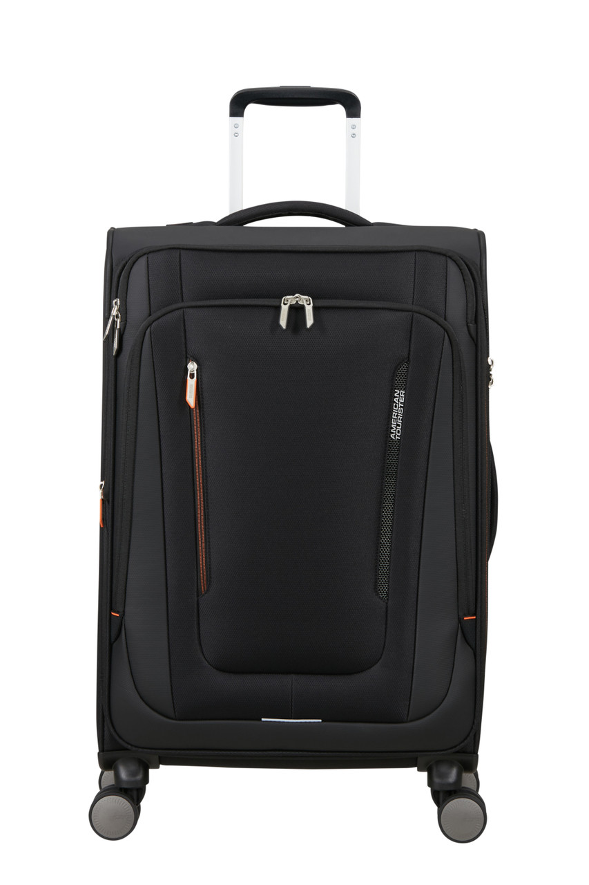 Saleys Travel Bags American Tourister Wanderlite Exp Spinner 68cm - Black