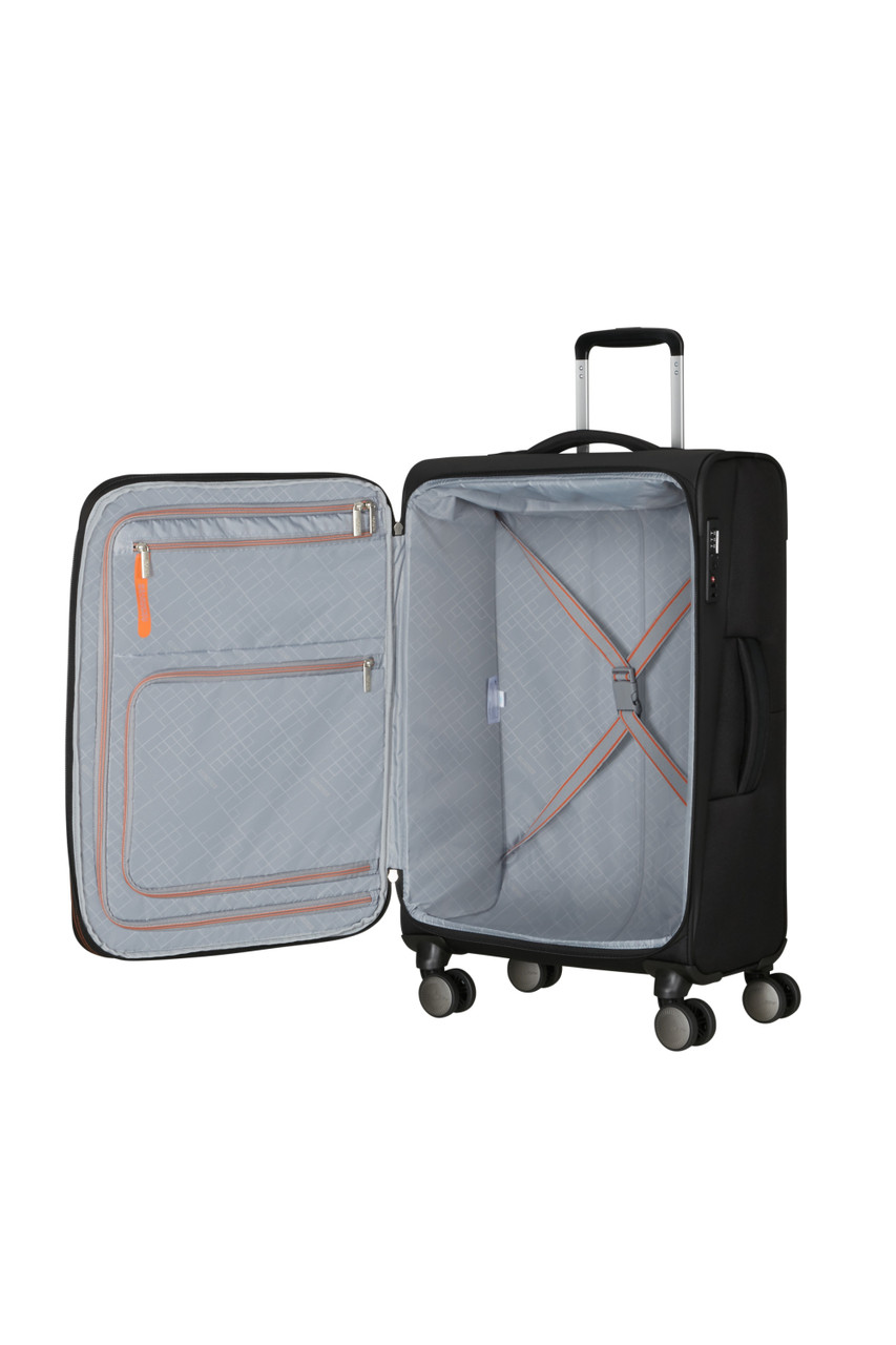 Saleys Travel Bags American Tourister Wanderlite Exp Spinner 68cm - Black - Image 7
