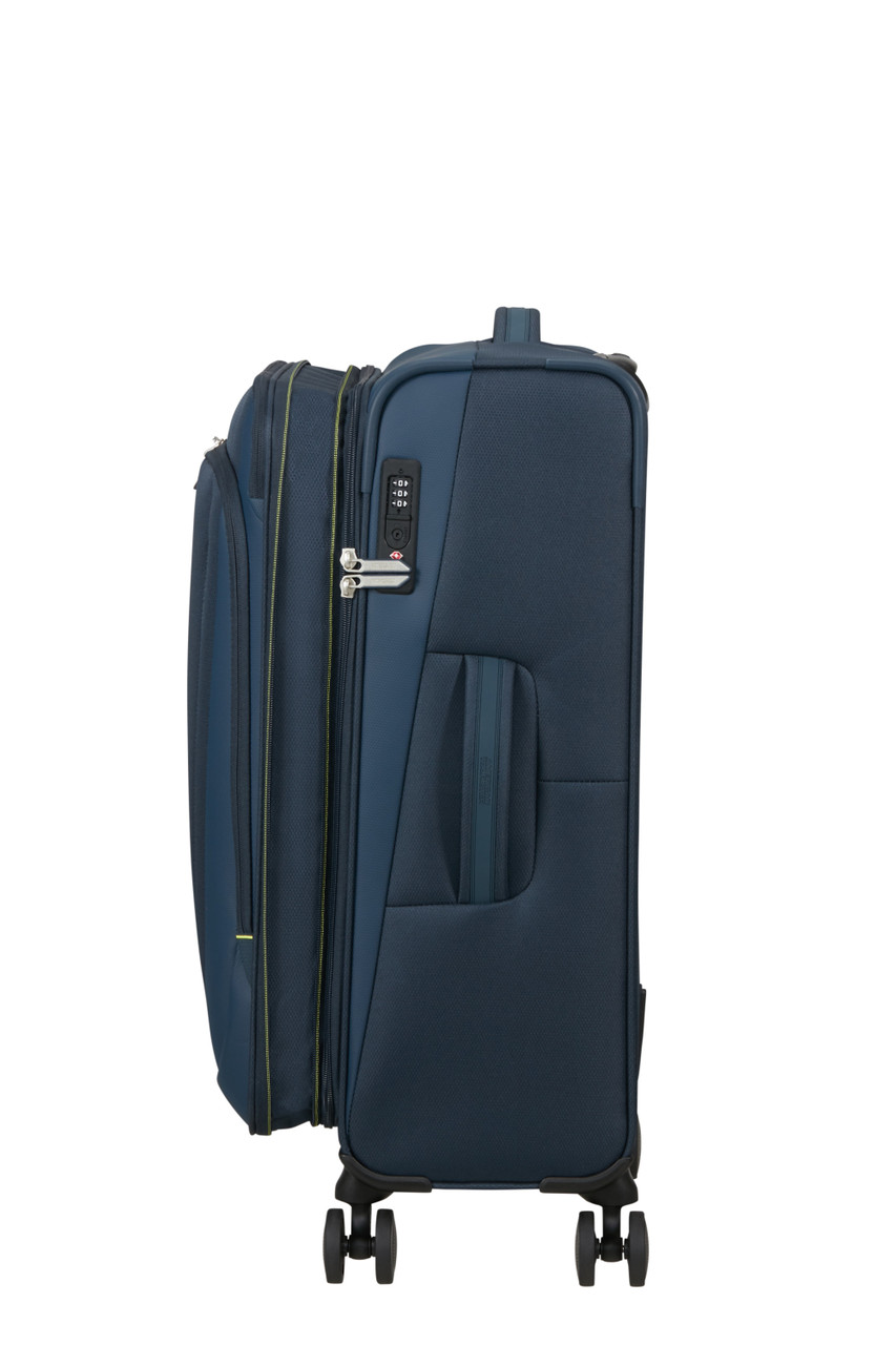 Saleys Travel Bags American Tourister Wanderlite Exp Spinner 68cm - Navy - Image 3