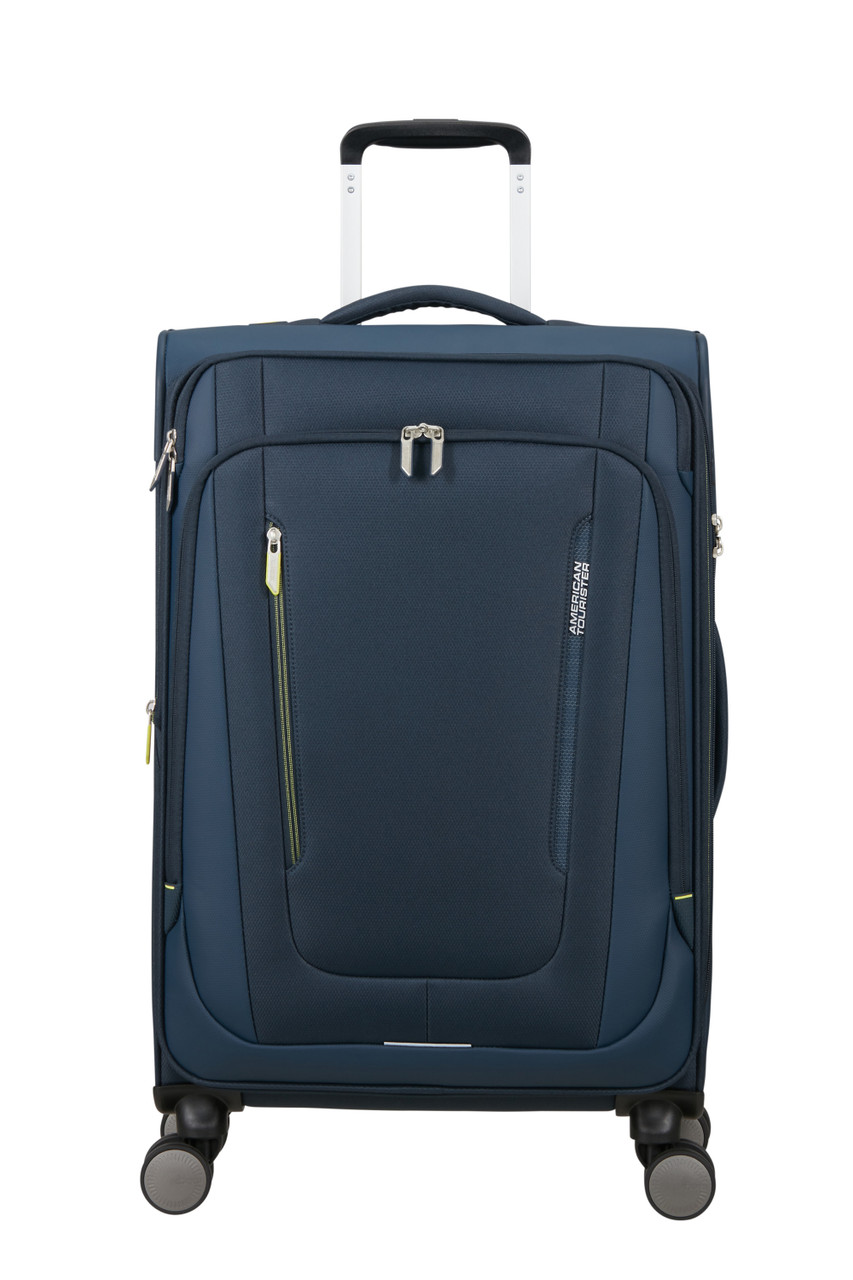 Saleys Travel Bags American Tourister Wanderlite Exp Spinner 68cm - Navy