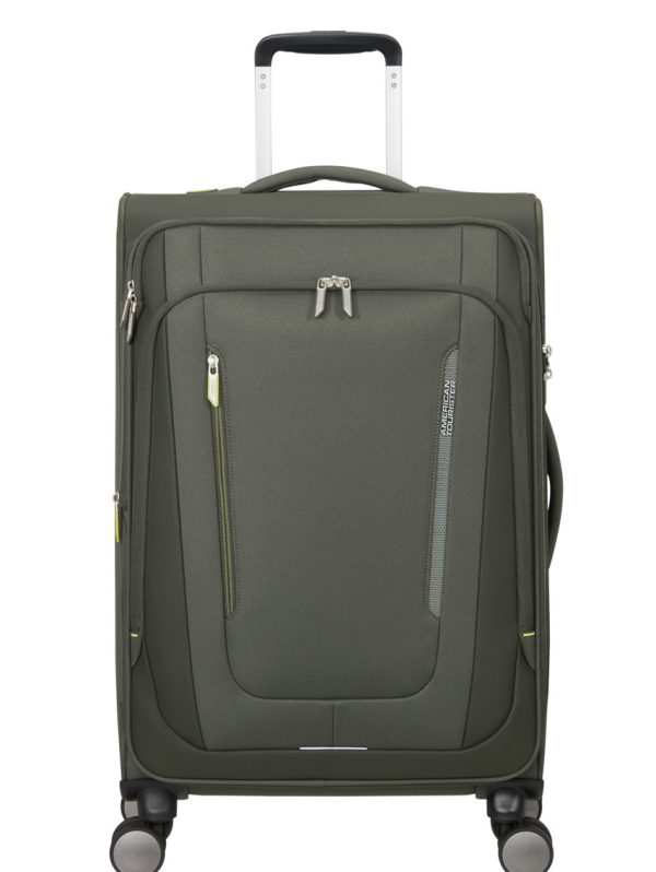 American Tourister Wanderlite Exp Spinner 68cm - Khaki