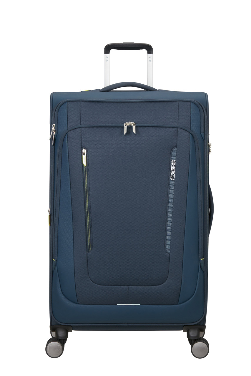 Saleys Travel Bags American Tourister Wanderlite Exp Spinner 79cm - navy