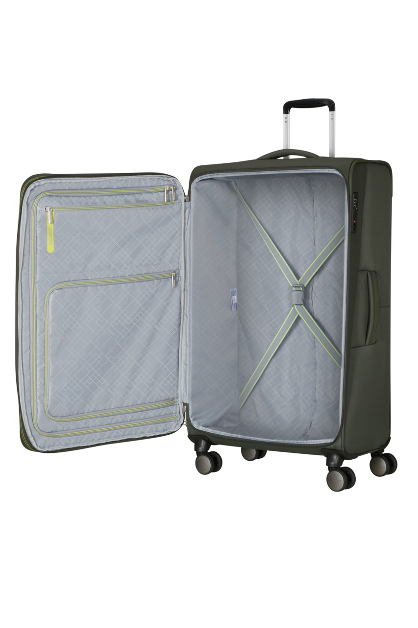 Saleys Travel Bags American Tourister Wanderlite Exp Spinner 79cm - Khaki - Image 8