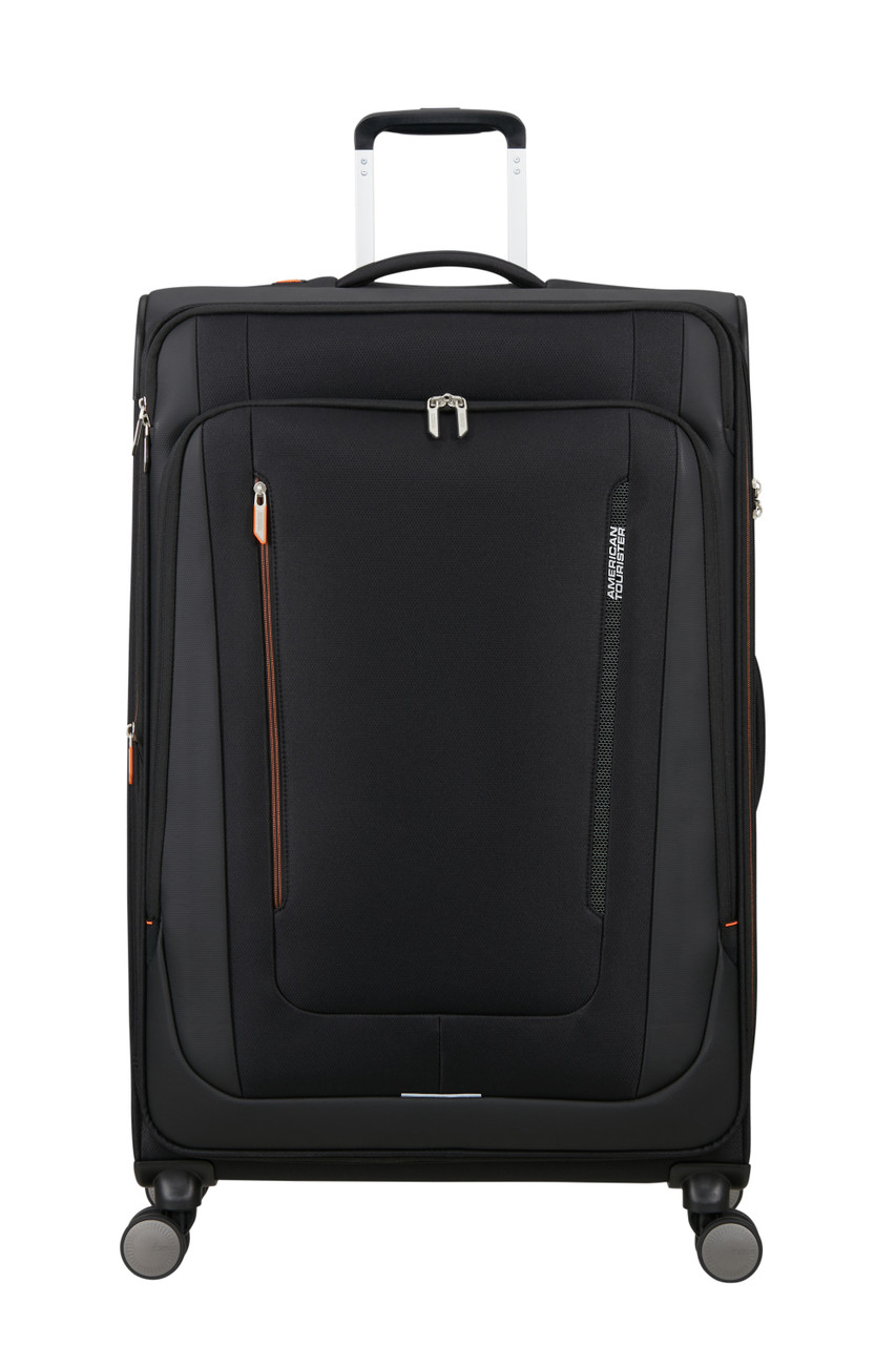 Saleys Travel Bags American Tourister Wanderlite Exp Spinner 84cm - Black