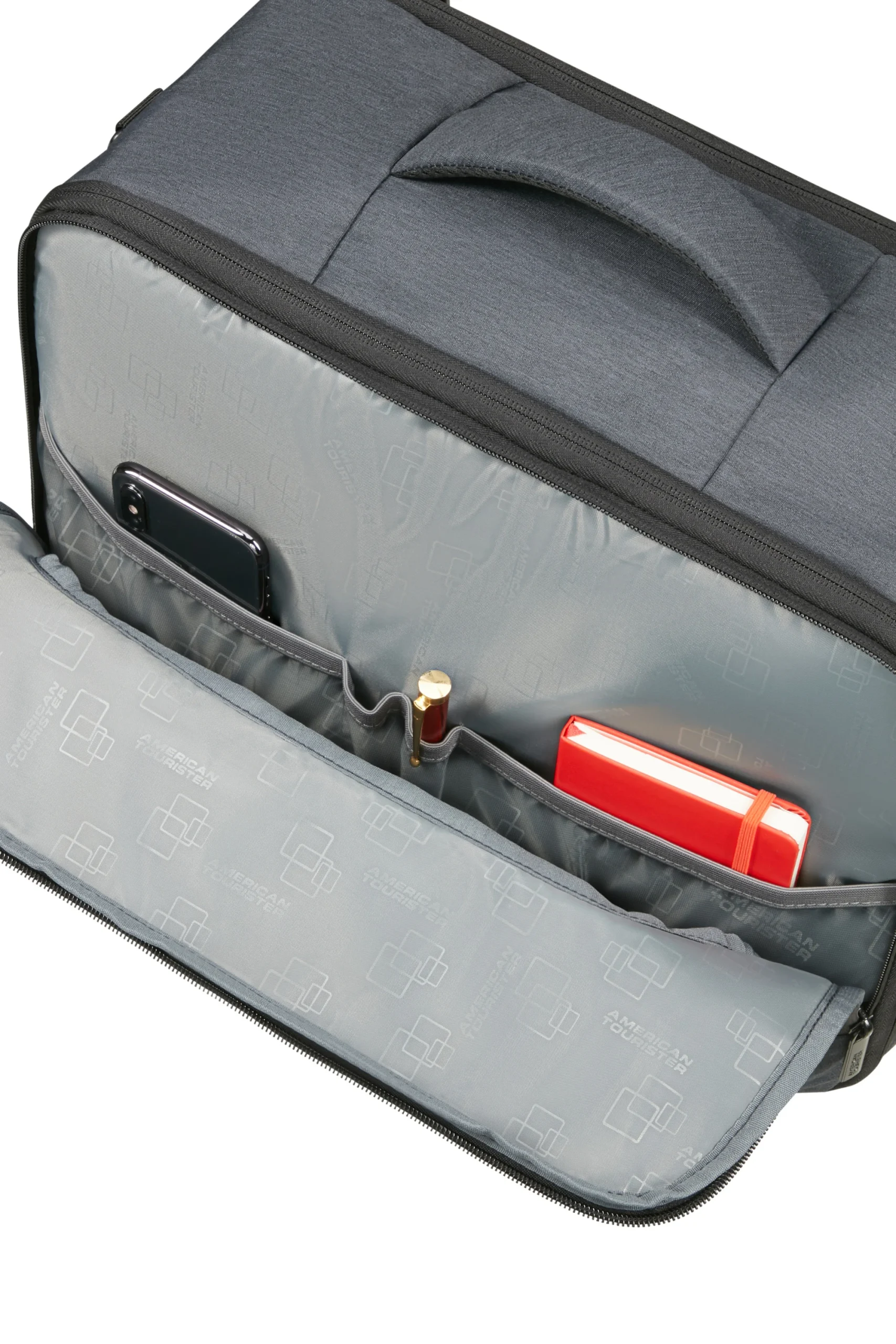 Saleys Travel Bags American Tourister Work Nxt 3-Way Boarding bag15'6-Grey - Image 7