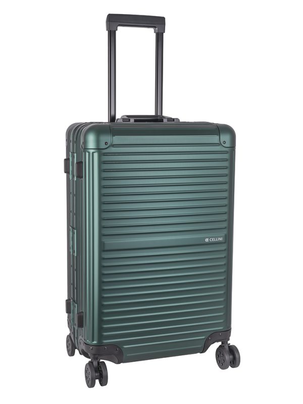 Cellini Aluminium Medium 4-Wheel Trolley Case