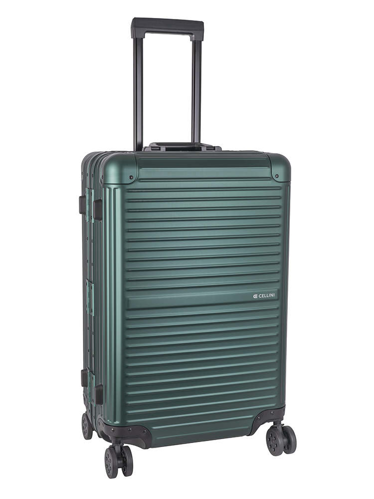 Saleys Travel Bags Cellini Aluminium Medium 4-Wheel Trolley Case