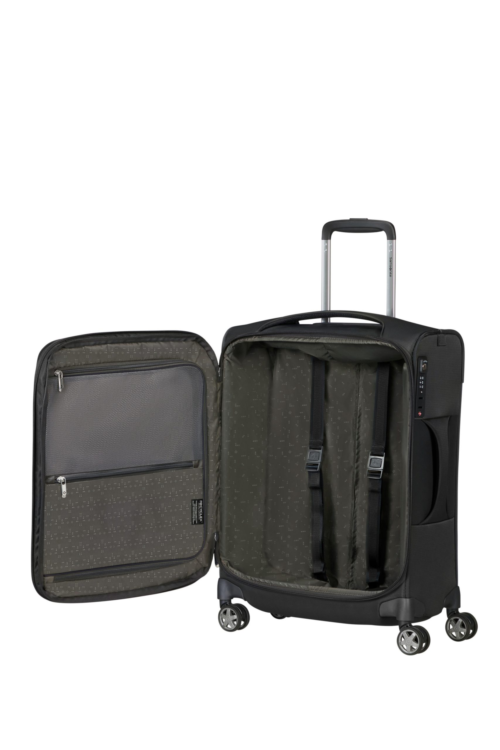 Saleys Travel Bags SAMSONITE: D'lite Spinner Expandable 55cm - Black - Image 4