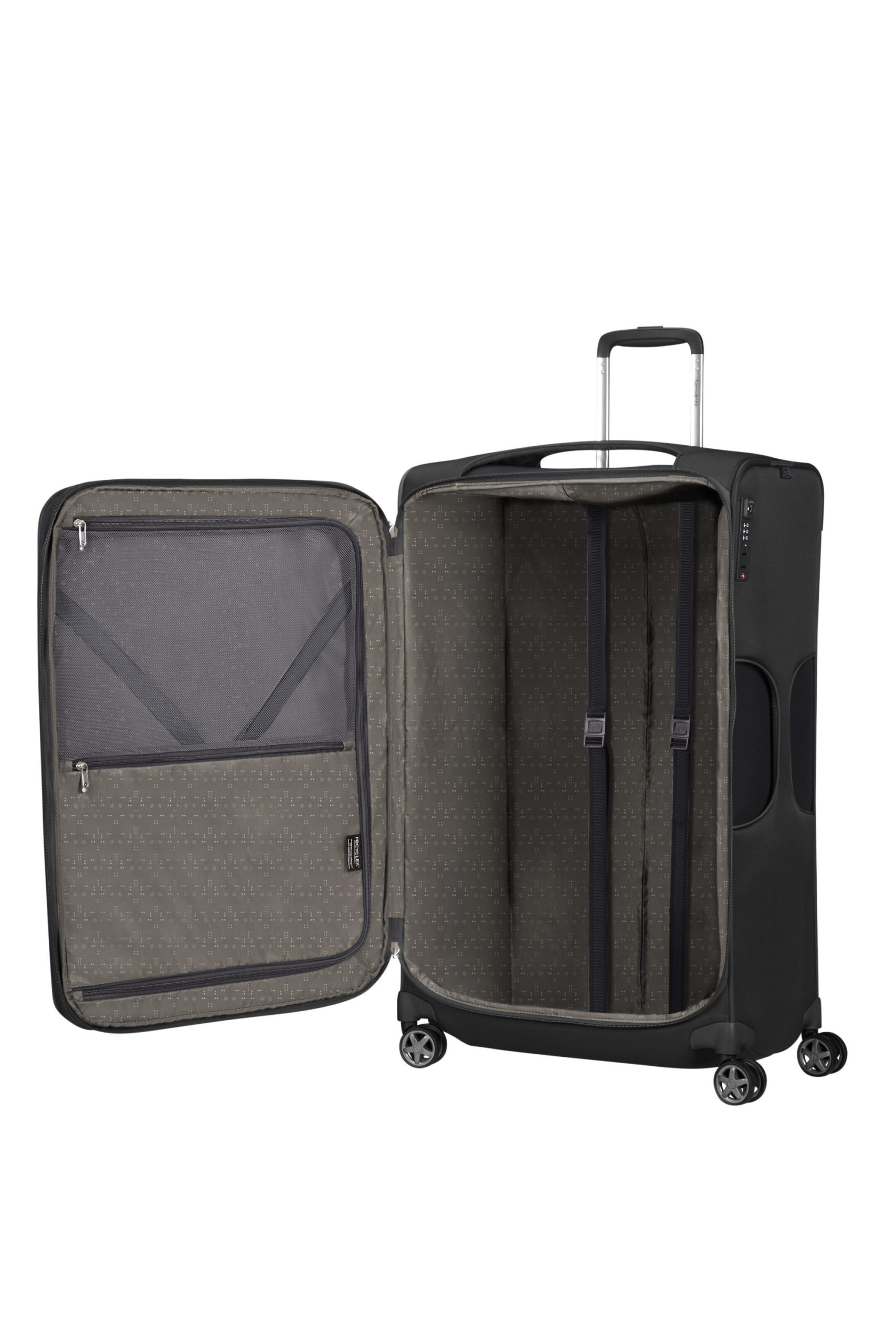 Saleys Travel Bags SAMSONITE: D'lite Spinner Expandable 78cm - Black - Image 4