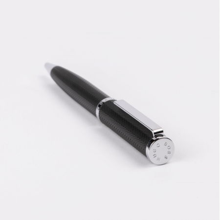 Saleys Travel Bags Hugo Boss: Formation Herringbone Chrome Ballpoint Pen - Image 3