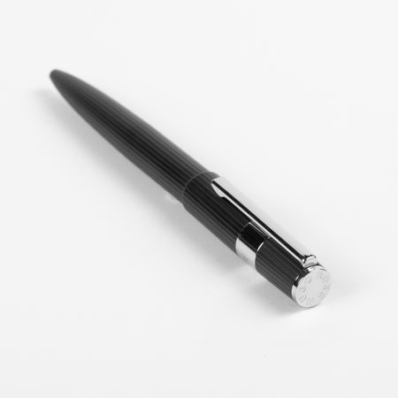 Saleys Travel Bags Hugo Boss: Gear Pinstripe Black / Chrome Ballpoint Pen - Image 3