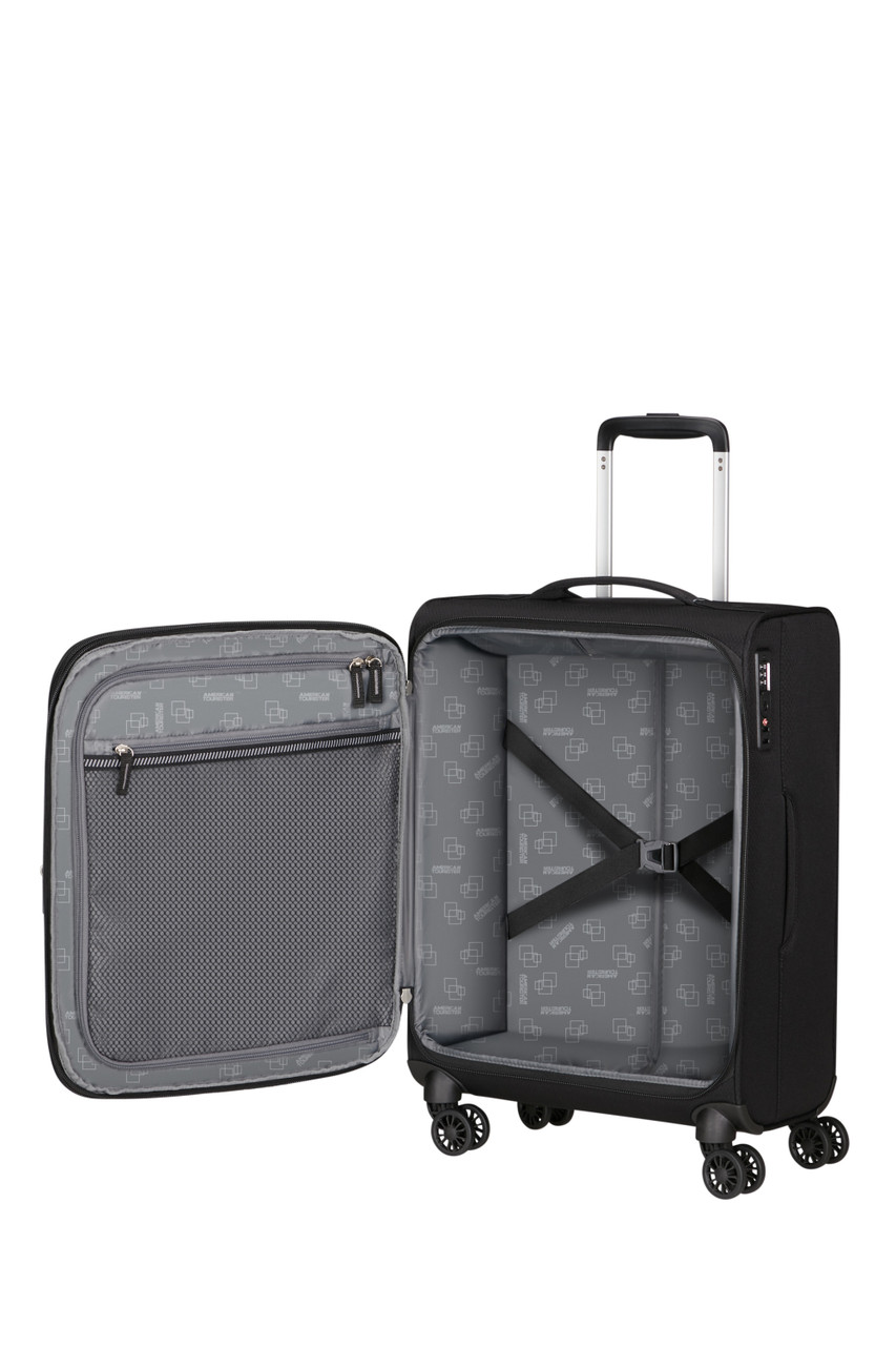 Saleys Travel Bags American Tourister Aerospin Exp Spinner 55cm - Black - Image 3