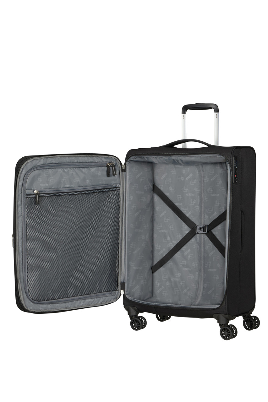 Saleys Travel Bags American Tourister Aerospin Exp Spinner 69cm - Black - Image 7