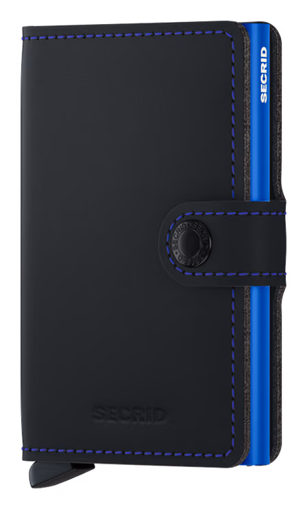 Secrid: Miniwallet Matte - Black & Blue