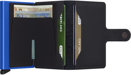 Saleys Travel Bags Secrid: Miniwallet Matte - Black & Blue - Image 3