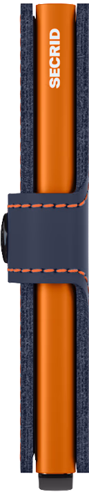 Saleys Travel Bags Secrid: Miniwallet Matte- Nightblue & Orange - Image 4
