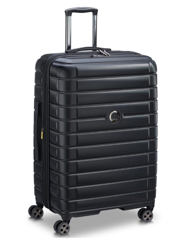 DELSEY: SHADOW 5.0 82CM 4DW TROLLEY CASE - Black