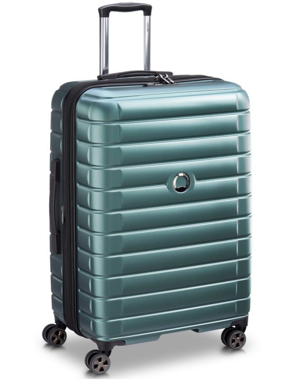 DELSEY: SHADOW 5.0 82CM 4DW TROLLEY CASE - Green