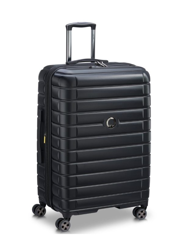 DELSEY: SHADOW 5.0 70CM 4DW TROLLEY CASE - Black