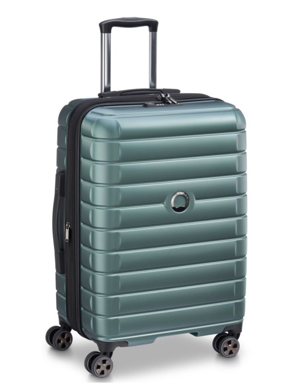 DELSEY: SHADOW 5.0 70CM 4DW TROLLEY CASE - Green