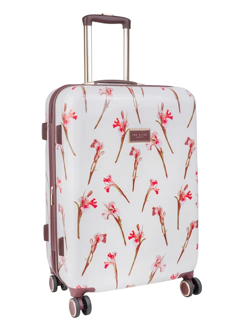 Ted Baker Wild Iris Medium 4-Wheel Trolley Case