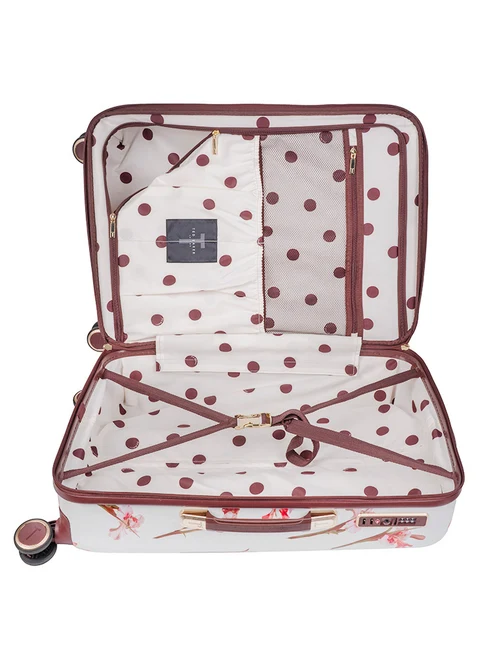 Saleys Travel Bags Ted Baker Wild Iris 4-Wheel Carry On Trolley Case - Image 3