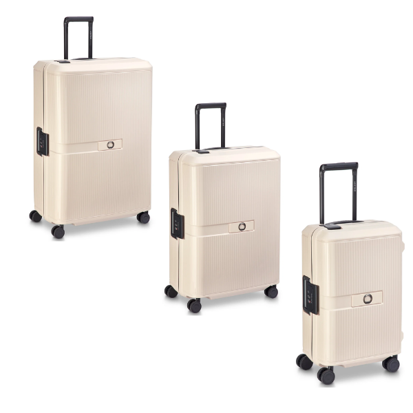 DELSEY: VAUBAN 3 Piece Luggage Set - BEIGE