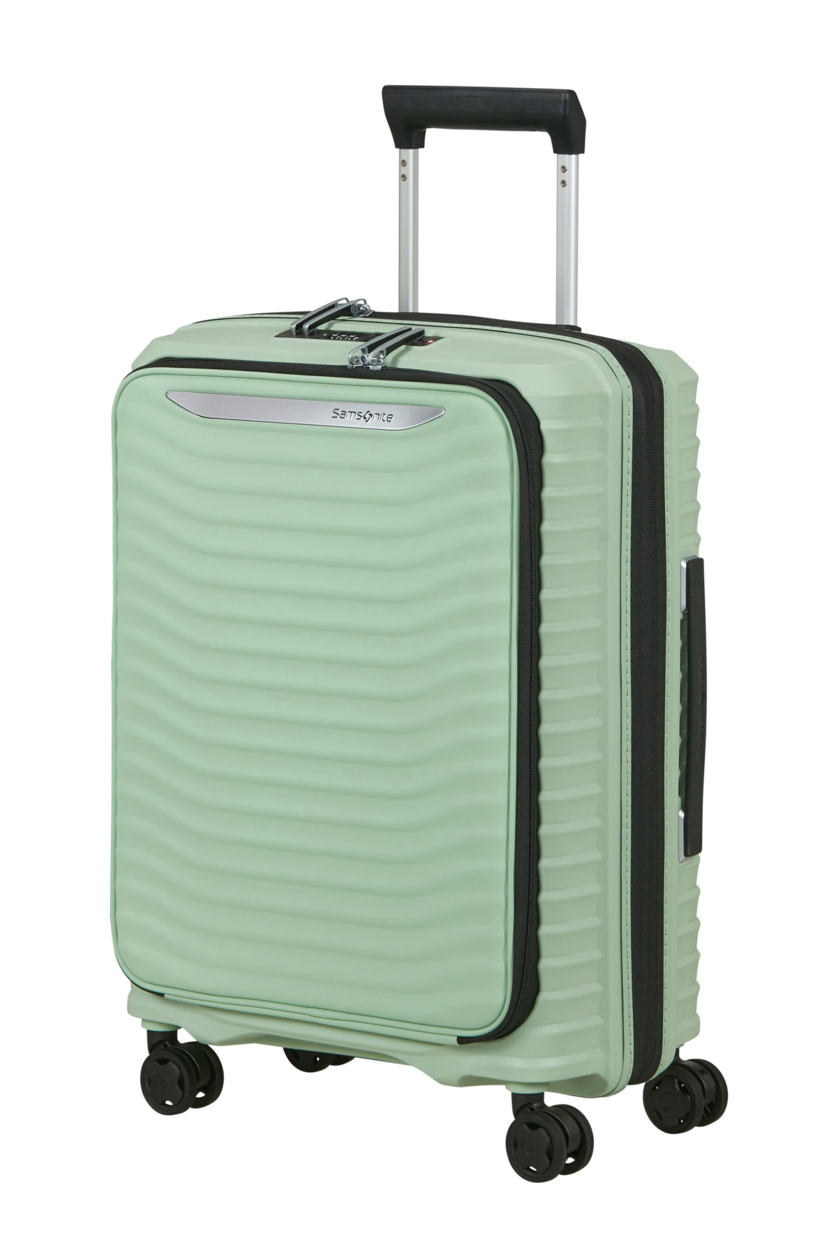 Saleys Travel Bags SAMSONITE: Upscape Spinner Expandable Easy Access 55cm - Soft Sage - Image 3