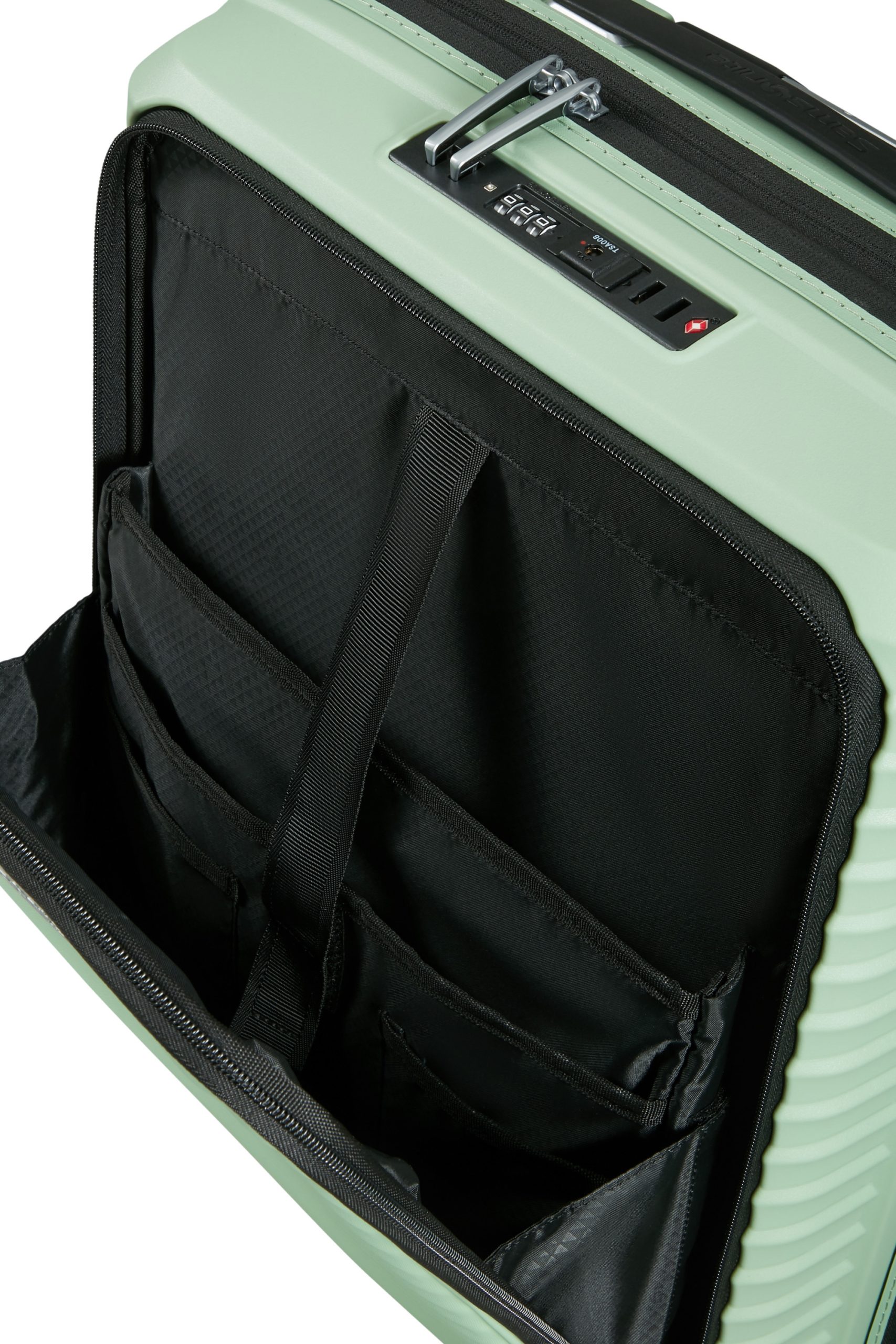Saleys Travel Bags SAMSONITE: Upscape Spinner Expandable Easy Access 55cm - Soft Sage - Image 5