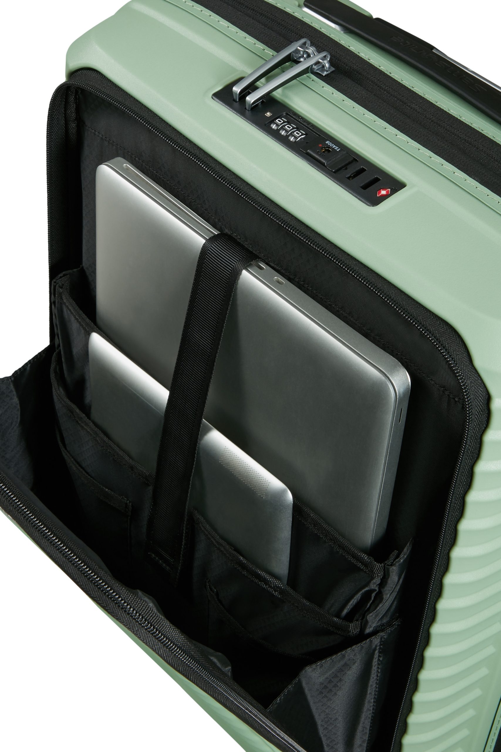 Saleys Travel Bags SAMSONITE: Upscape 3 Piece Luggage Set (easy access cabin) - Soft Sage - Image 6