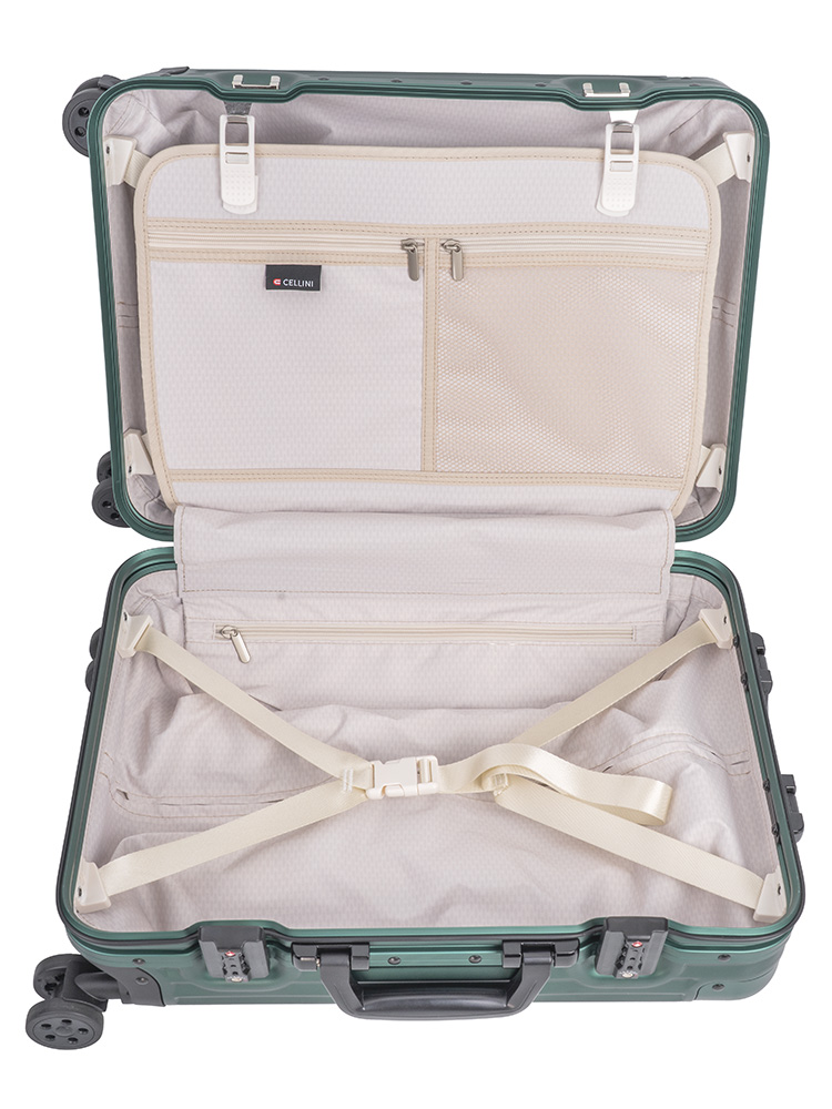 Saleys Travel Bags Cellini Aluminium 4-Wheel Carry On Trolley Case - Image 7