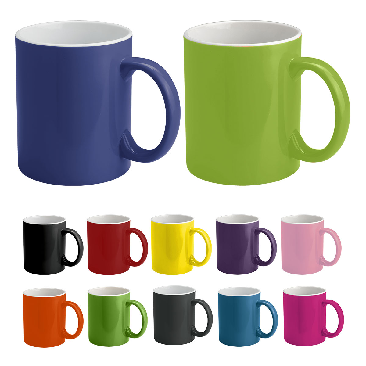 Saleys Travel Bags 300ml 2 Tone Ceramic Mug