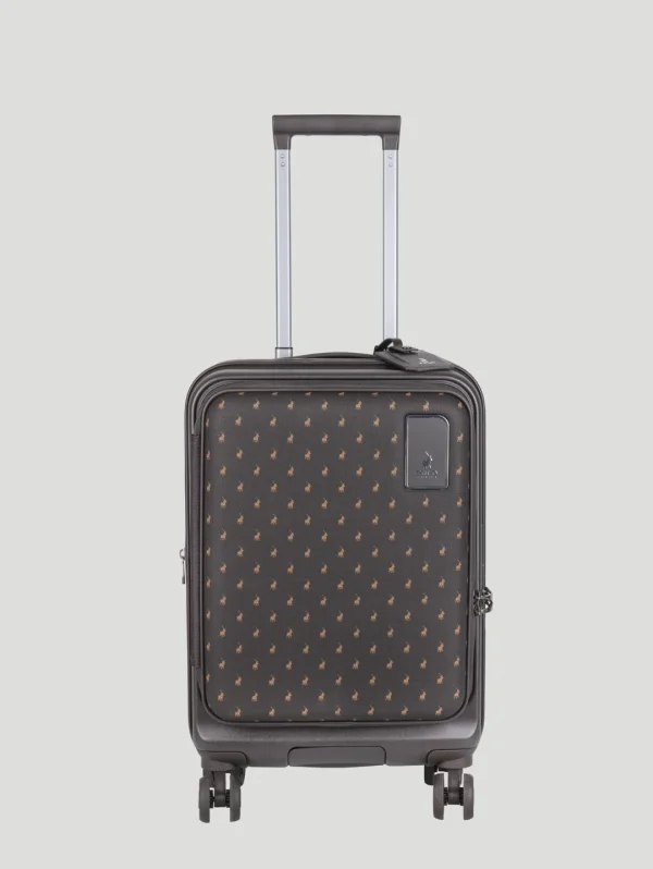 Polo Orion 4 Wheel Trolley Case Carry On - Brown
