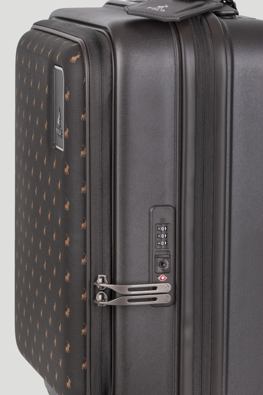 Saleys Travel Bags Polo Orion 4 Wheel Trolley Case Carry On - Brown - Image 2