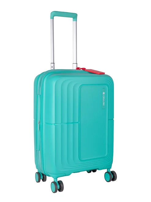 Cellini Cruze 4 Wheel Carry On Xpander Trolley Case - Aqua