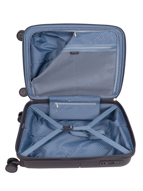 Saleys Travel Bags Cellini Cruze 4 Wheel Carry On Xpander Trolley Case - Grey - Image 9