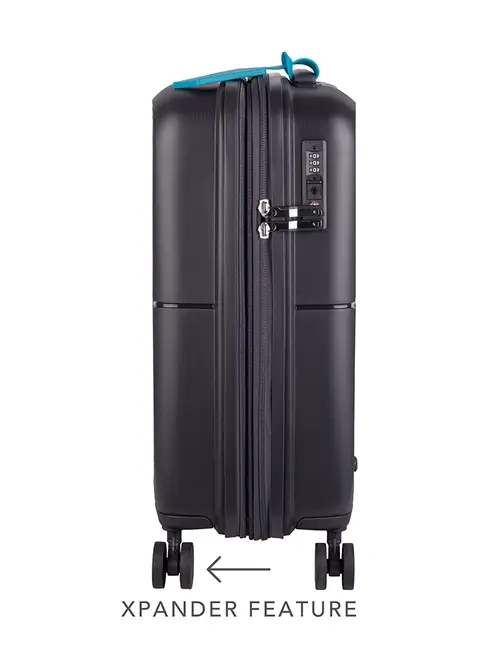 Saleys Travel Bags Cellini Cruze 4 Wheel Carry On Xpander Trolley Case - Grey - Image 7