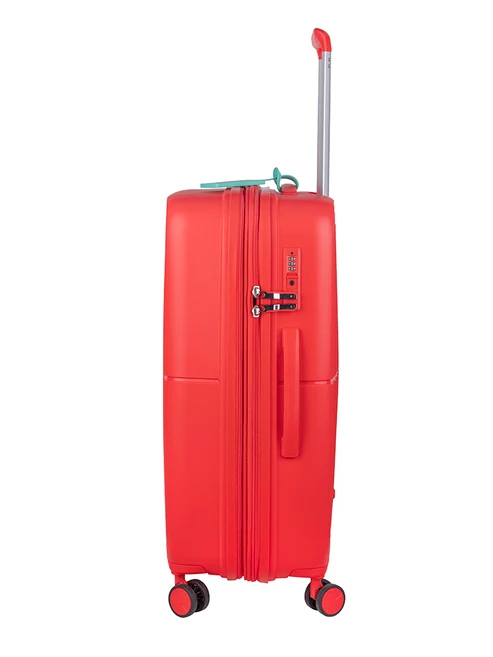 Saleys Travel Bags Cellini Cruze Medium 4 Wheel Xpander Trolley Case - Poppy Red - Image 3