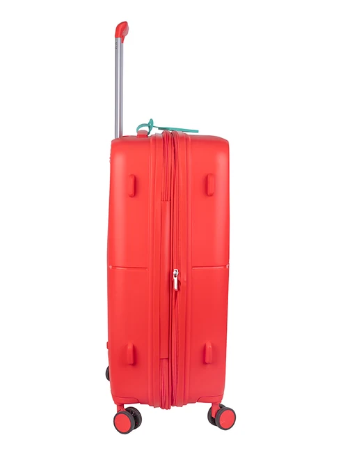 Saleys Travel Bags Cellini Cruze Medium 4 Wheel Xpander Trolley Case - Poppy Red - Image 2